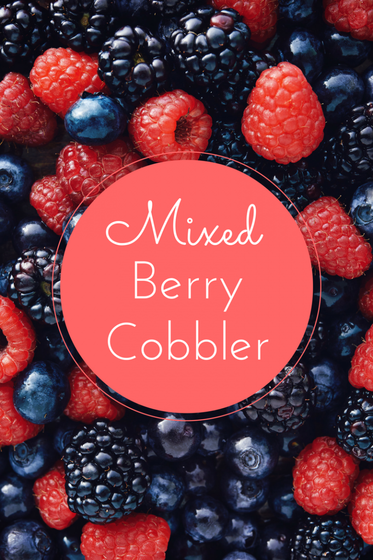 MIXED BERRY COBBLER