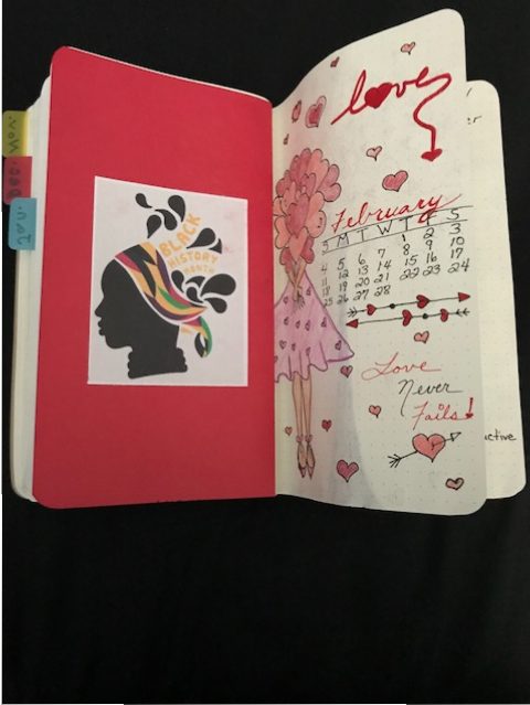 FEBRUARY BULLET JOURNAL DESIGNS