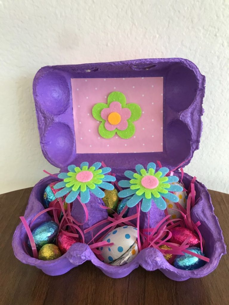 Shabby Chic DIY Egg Carton Gift Boxes