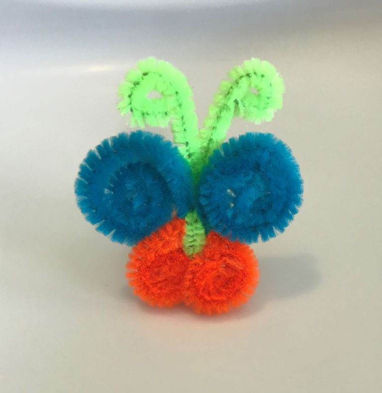 Pipe Cleaner Butterfly Rings