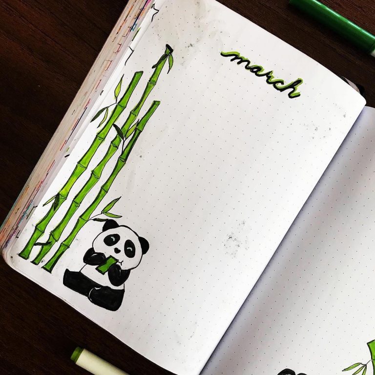 March 2022 Bullet Journal Design