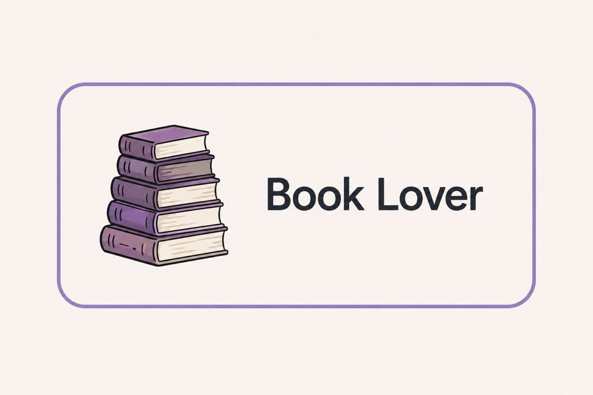 BOOK LOVER 1