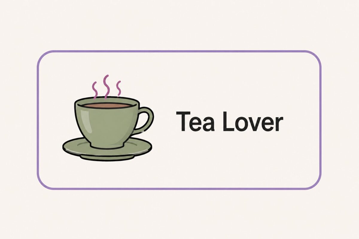 TEA LOVER 1